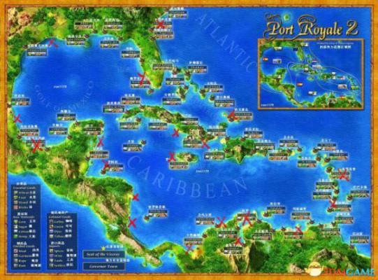 海商王2地图是什么 海商王2地图一览