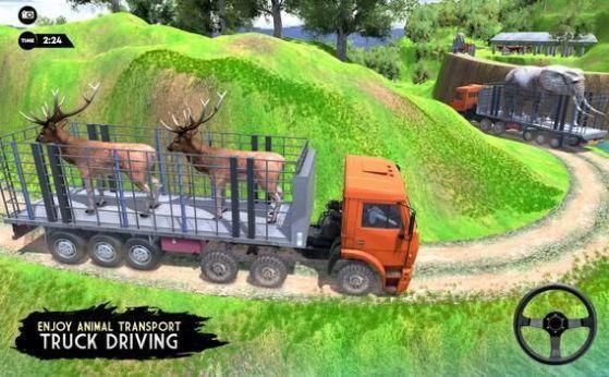 动物运输卡车驾驶模拟器游戏截图（1）