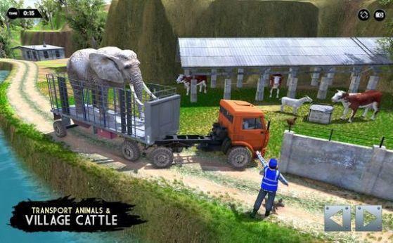 动物运输卡车驾驶模拟器游戏截图（2）