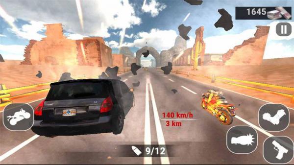 暴力摩托赛车3D安卓版游戏截图（2）
