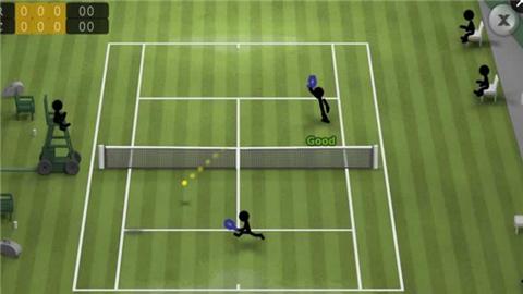火柴人网球赛安卓版游戏截图（2）