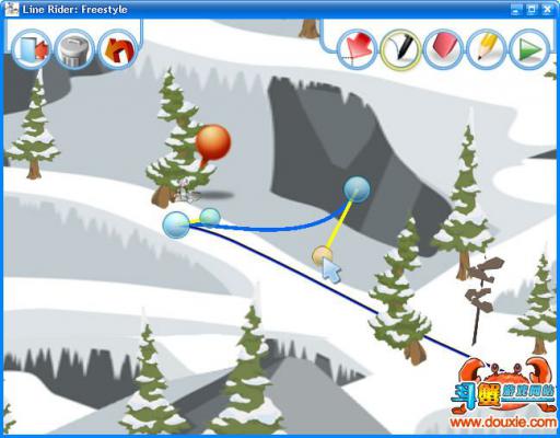 线条滑雪：自由式游戏截图（0）