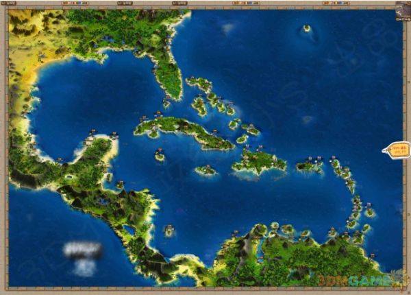 3DM速攻组《海商王3》全地图全港口高清图
